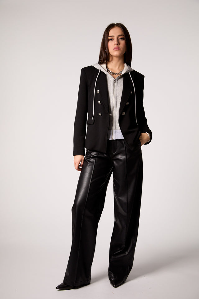 Blazer with Removable Hoody