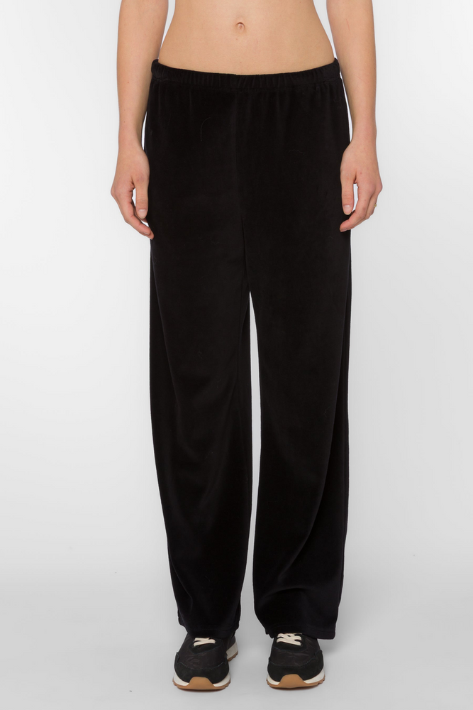 Velour Wide Leg Pant