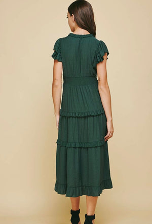 
            
                Load image into Gallery viewer, Tiered Tea Length Dress
            
        