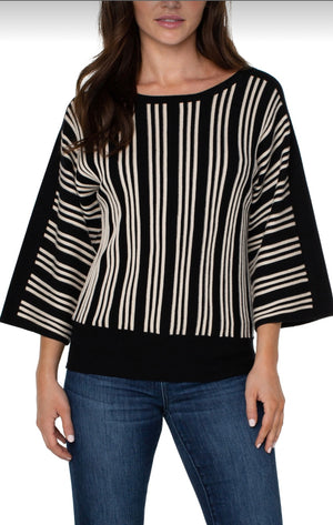 Dolman Striped Sweater