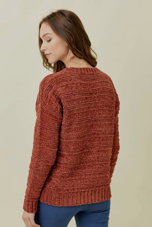 
            
                Load image into Gallery viewer, Velour Drop Shoulder Sweater
            
        