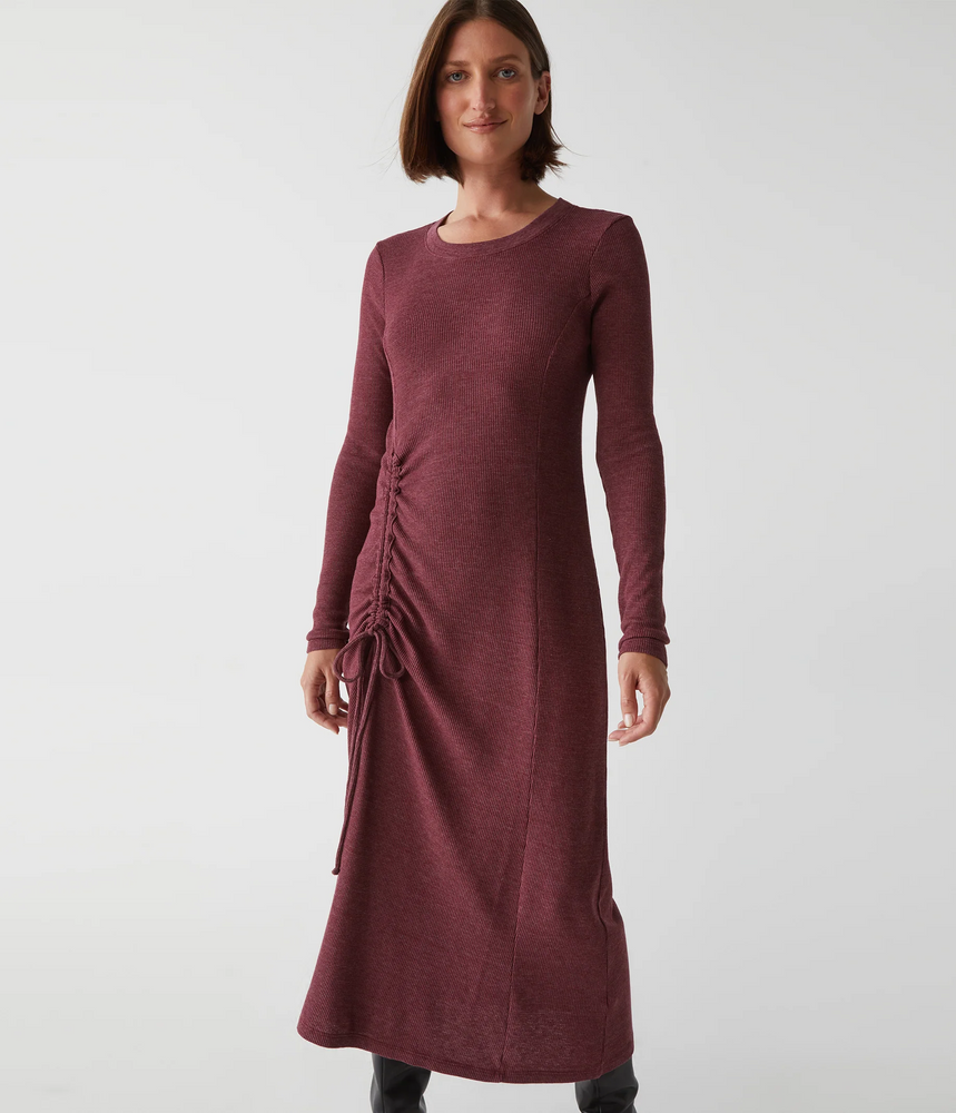 Ilia Ruched Tie Maxi Dress