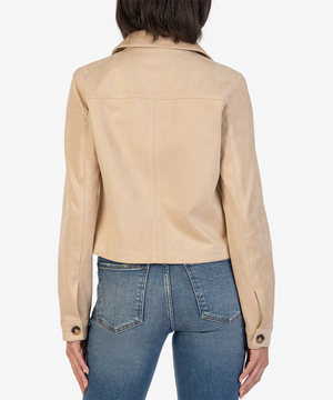 
            
                Load image into Gallery viewer, Matilda Faux Suede Jacket
            
        