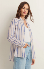 Perfect Linen Striped Top