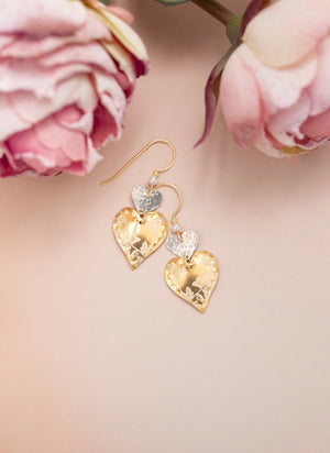 
            
                Load image into Gallery viewer, Mia Heart Earrings
            
        