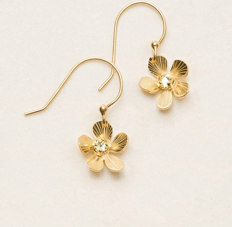 Plumeria Drop Earrings