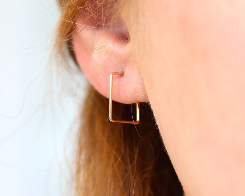 Square Hoop Earrings