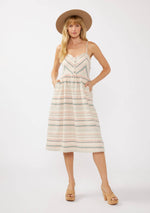 Kelsey Striped Midi Dress