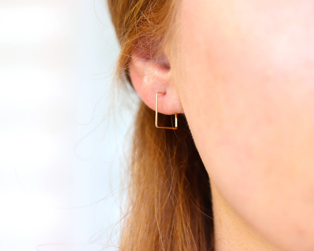 Square Hoop Earrings