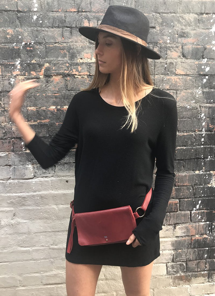 Amelia Sling Bag/ Belt bag leather