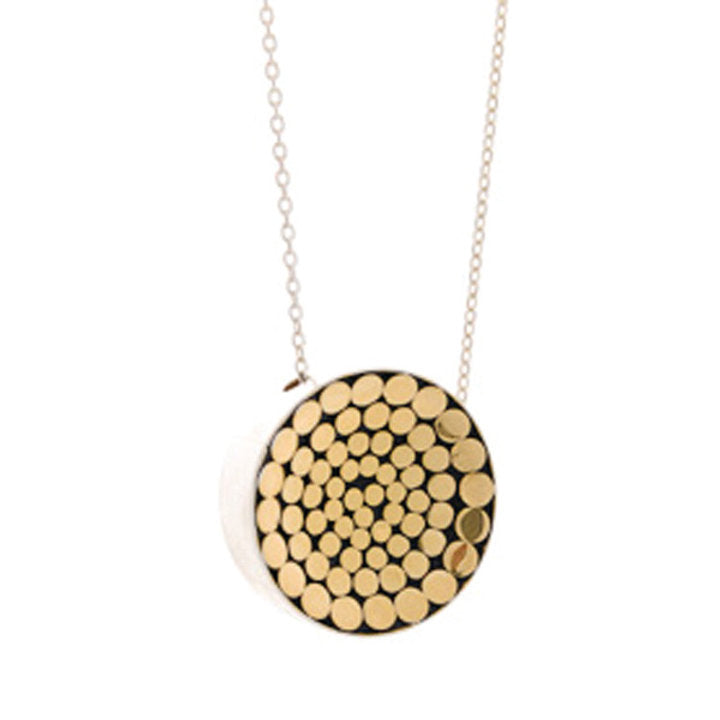 
            
                Load image into Gallery viewer, Be a Light Concave Disc Necklace
            
        