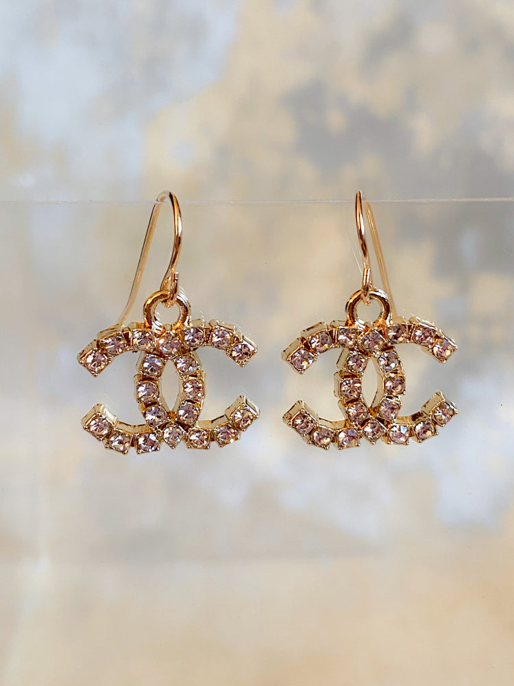 chanel dangling earrings