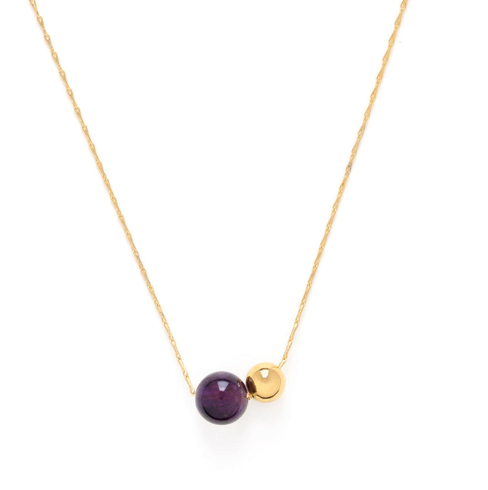 Gemstone Orbit Necklace