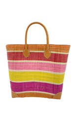 Rayo Striped Straw Bag