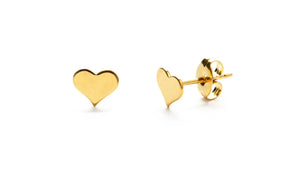 Heart Studs - Accent's Novato