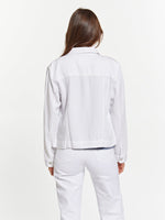White Tencel Jean Jacket