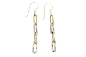 Long paperclip Earring