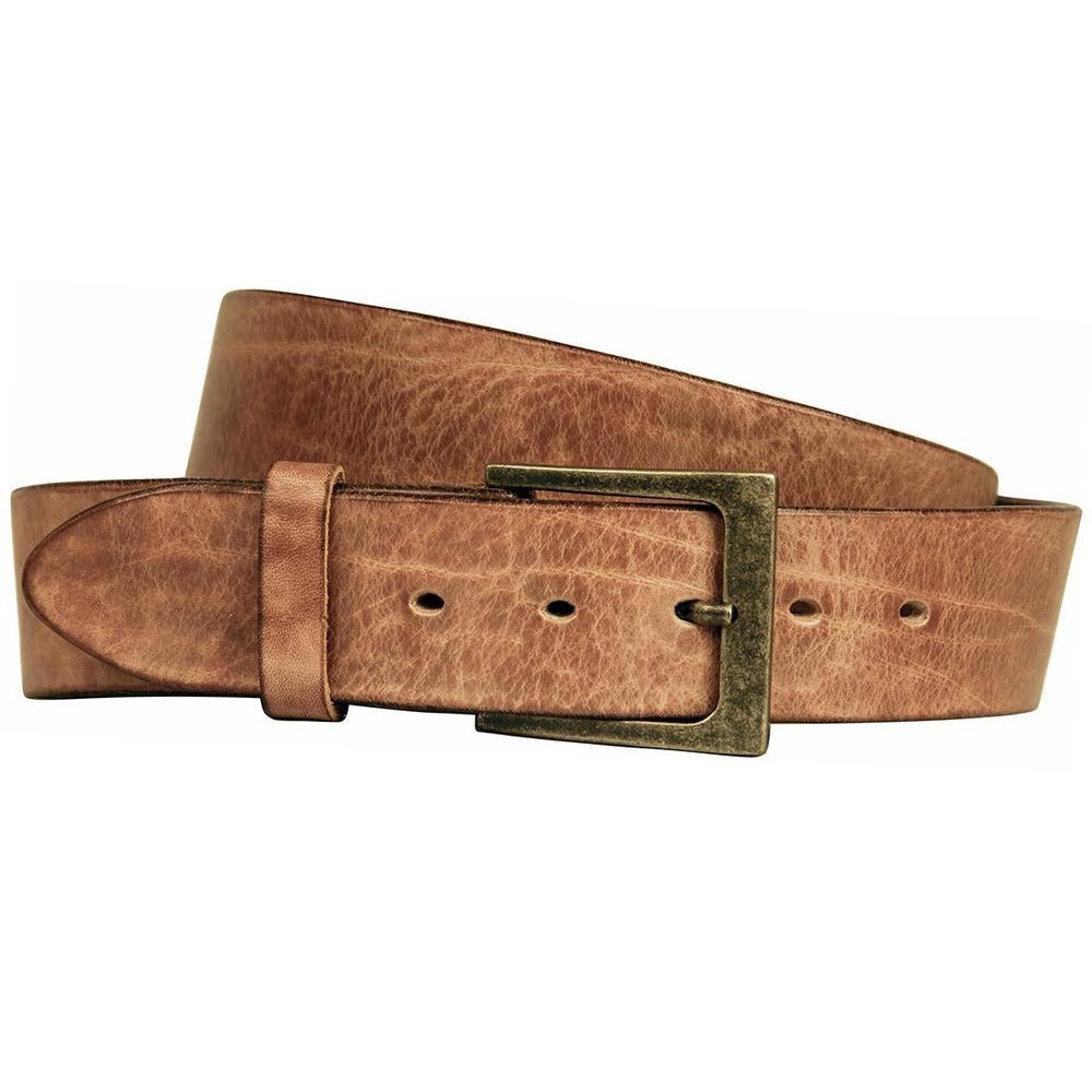 Curved Leather Belt