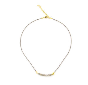 Labradorite Bead Choker
