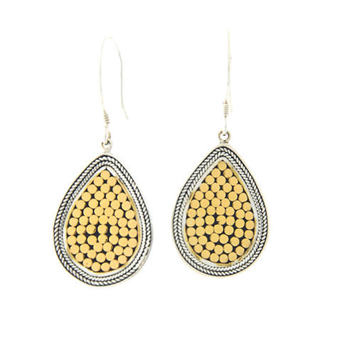 
            
                Load image into Gallery viewer, French Wrap Teardrop Earring
            
        