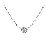 Crystal Bezel Necklace