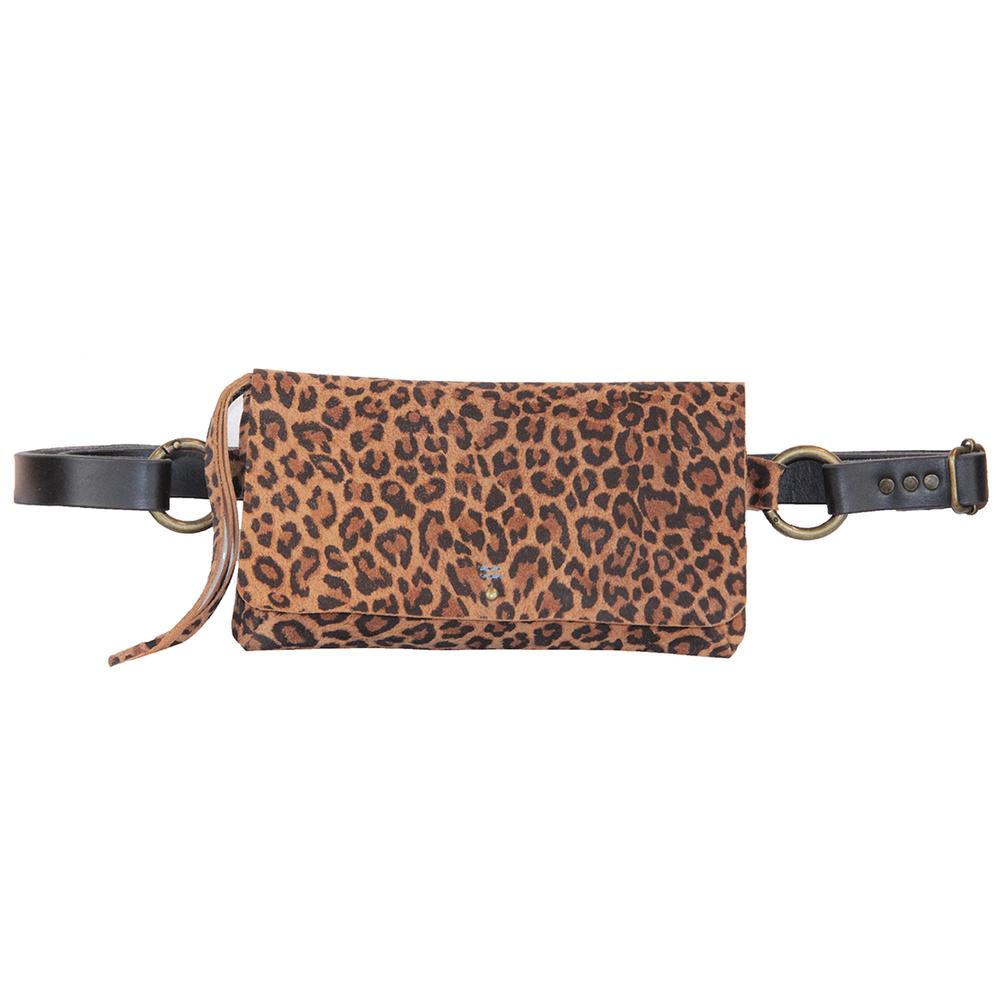 Amelia Sling Bag/ Belt Bag. Leopard