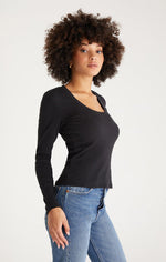 Sirena Rib Long Sleeve Tee