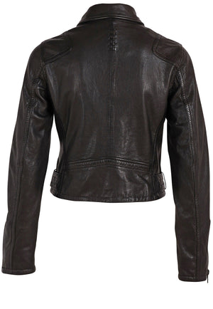 
            
                Load image into Gallery viewer, Bita Leather Jacket Black
            
        