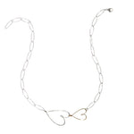 2 Sideways Hearts Necklace