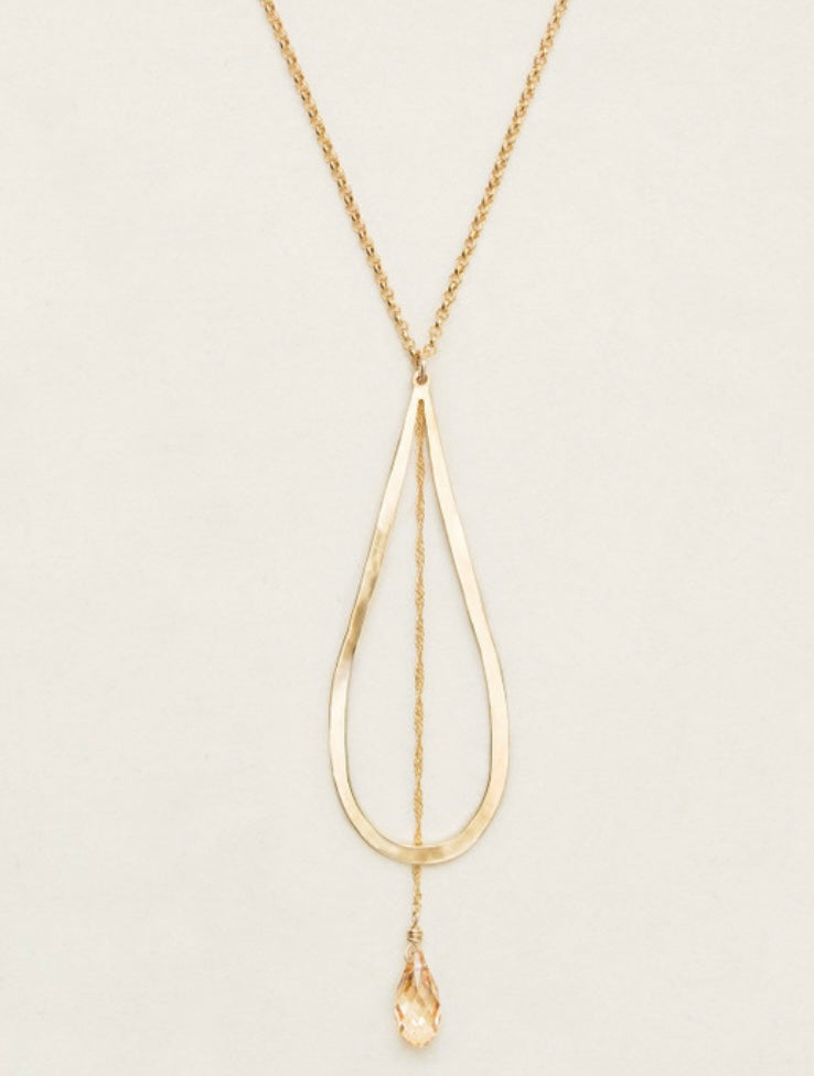 Celestine Drop Necklace