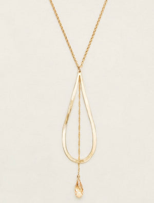 Celestine Drop Necklace
