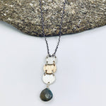 Tiny Disc Necklace - Accent's Novato