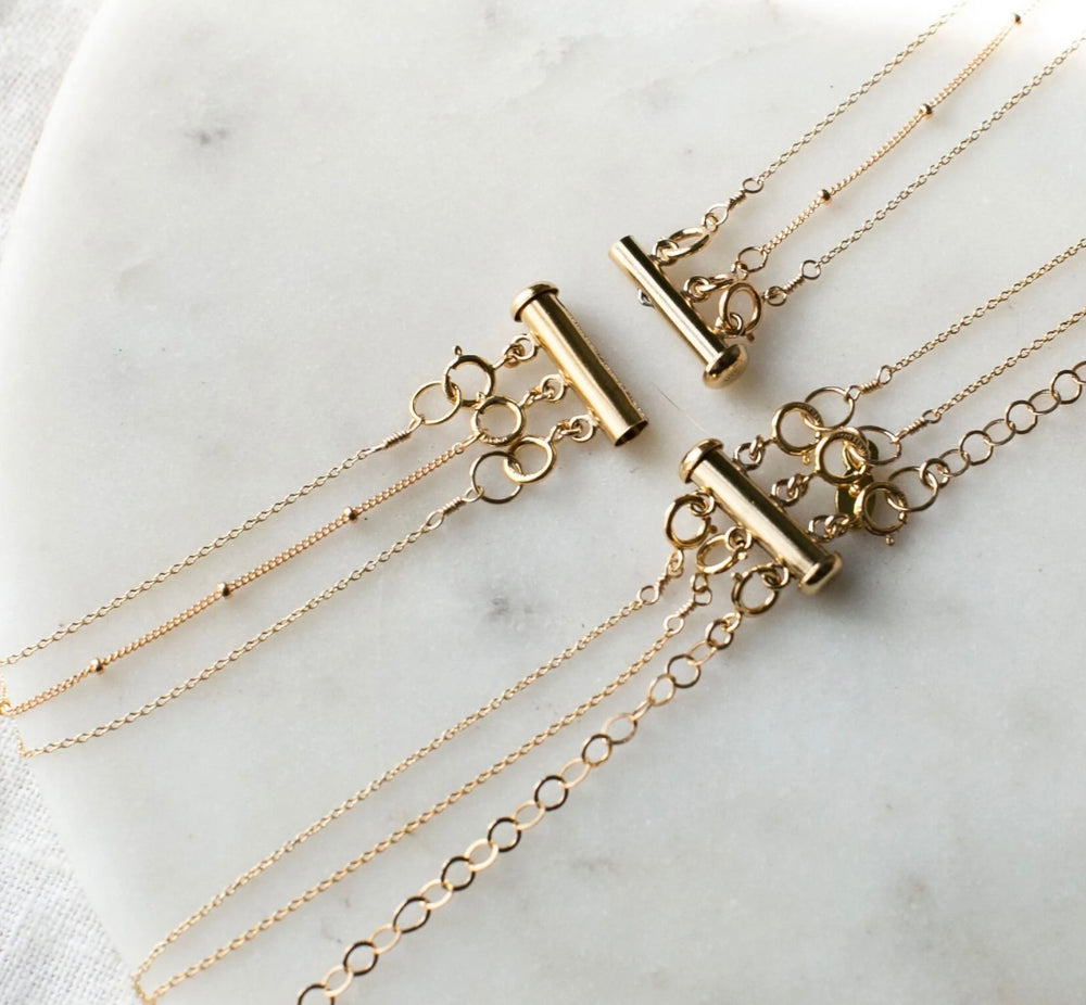 Layered Necklace Clasp – Accent's Novato