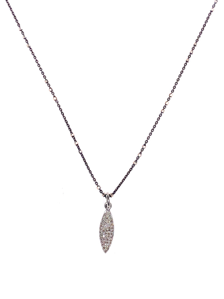 Pave Diamond Necklace - Accent's Novato