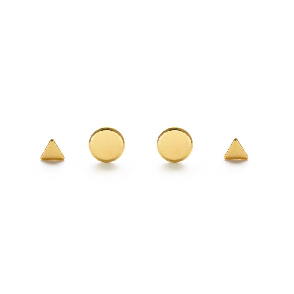 Geometric Stud Earrings - Accent's Novato