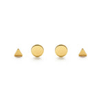 Geometric Stud Earrings - Accent's Novato