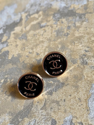 Vintage Chanel button earrings Accent s Novato