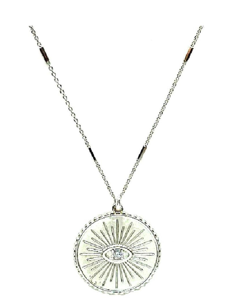 
            
                Load image into Gallery viewer, Evil Eye Necklace - Accent&amp;#39;s Novato
            
        