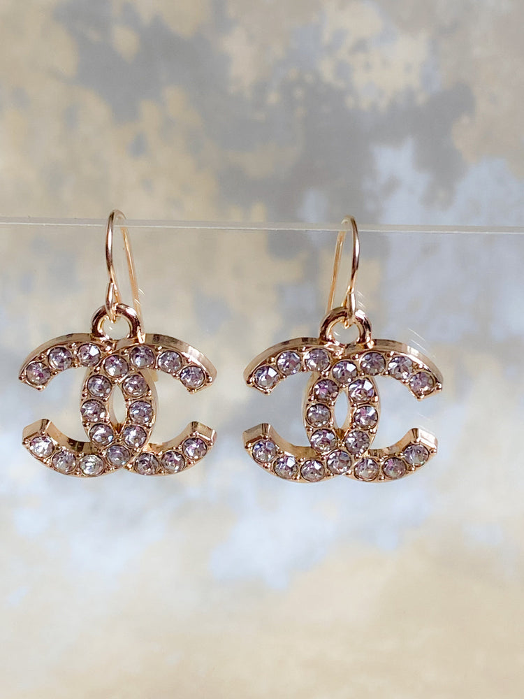 Large Vintage Chanel Charm drop Earrings – Accent's Novato