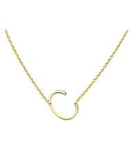 Gold Vermeil Initial Necklace - Accent's Novato