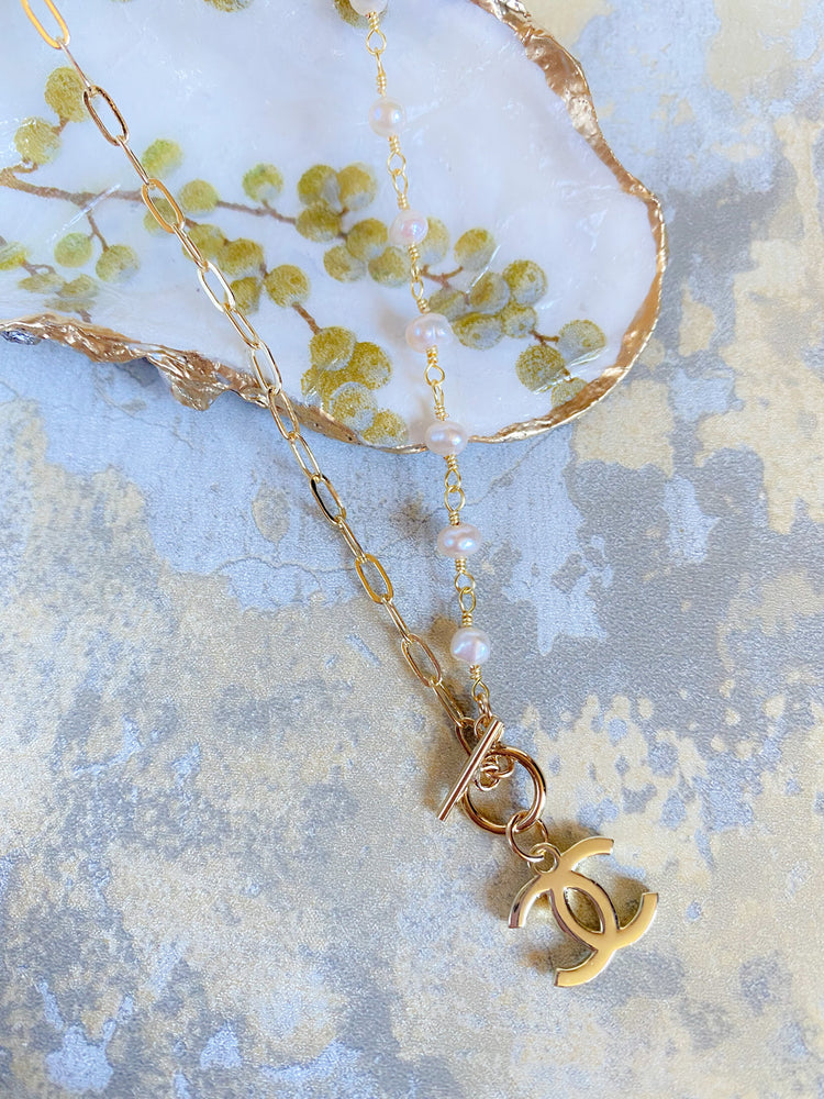 Chanel necklace etsy deals