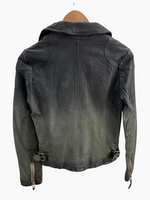 Karyn Leather Jacket Jade