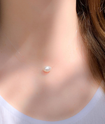 Floating Pearl Necklace - Accent's Novato