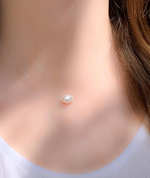 
            
                Load image into Gallery viewer, Floating Pearl Necklace - Accent&amp;#39;s Novato
            
        