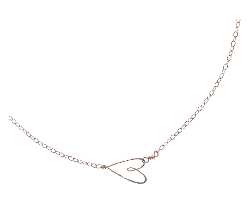 Tiny Heart Necklace - Accent's Novato