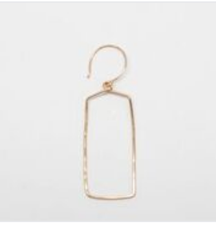 Rectangle Essential Hoop Earring - Accent's Novato
