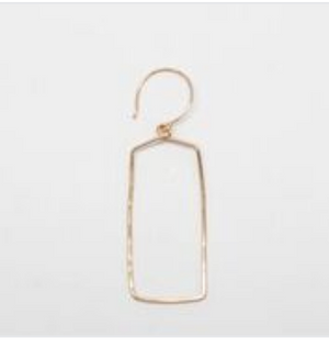 Rectangle Essential Hoop Earring - Accent's Novato