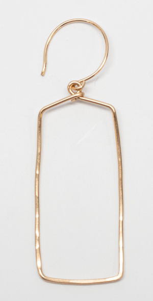 Rectangle Essential Hoop Earring - Accent's Novato