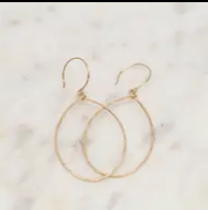 Tumbleweed Oval Essential Hoop Earrings - Accent's Novato