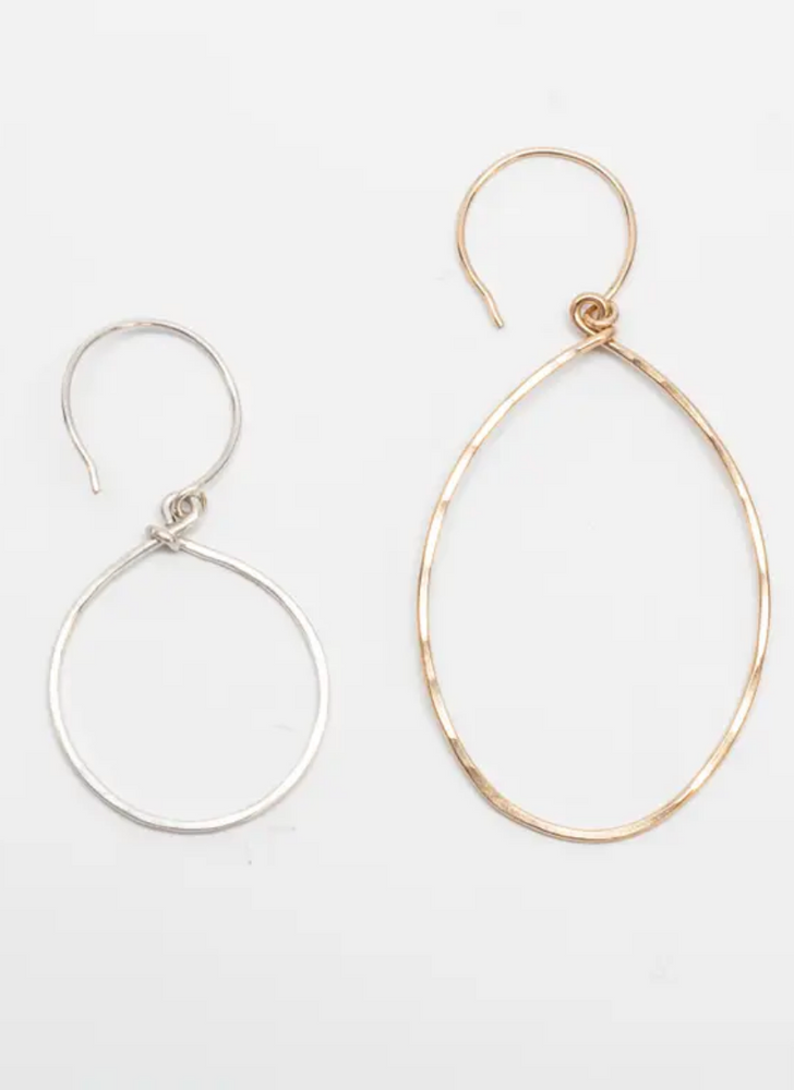 Tumbleweed Oval Essential Hoop Earrings - Accent's Novato